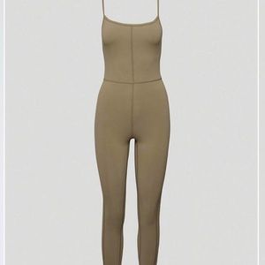 Aritzia Divinity Jumpsuit Shitake